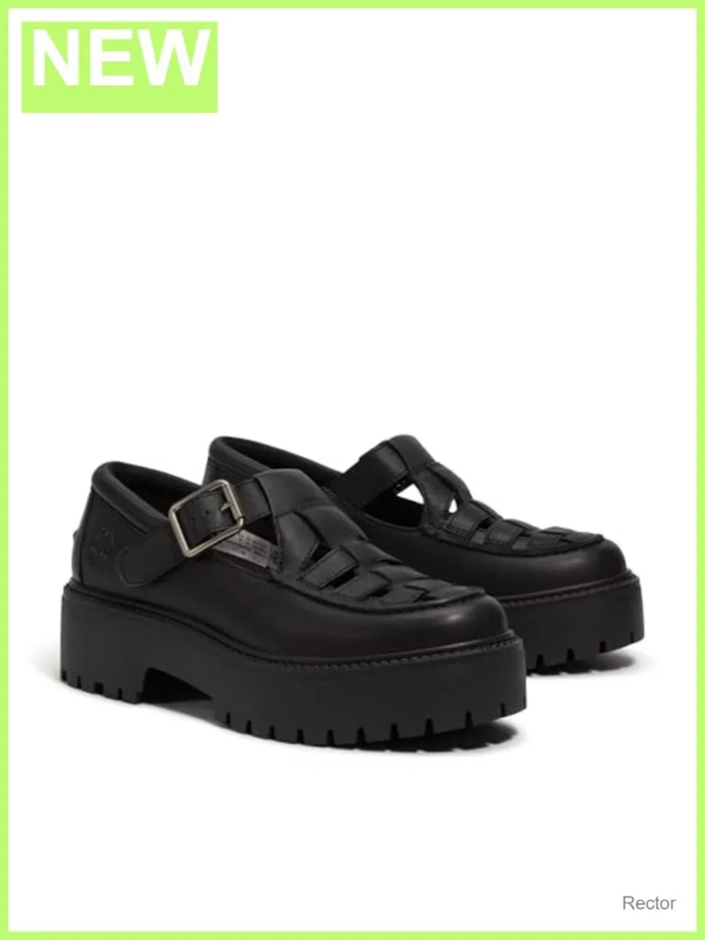 Platform Loafer Leather Cushioned OrthoLite